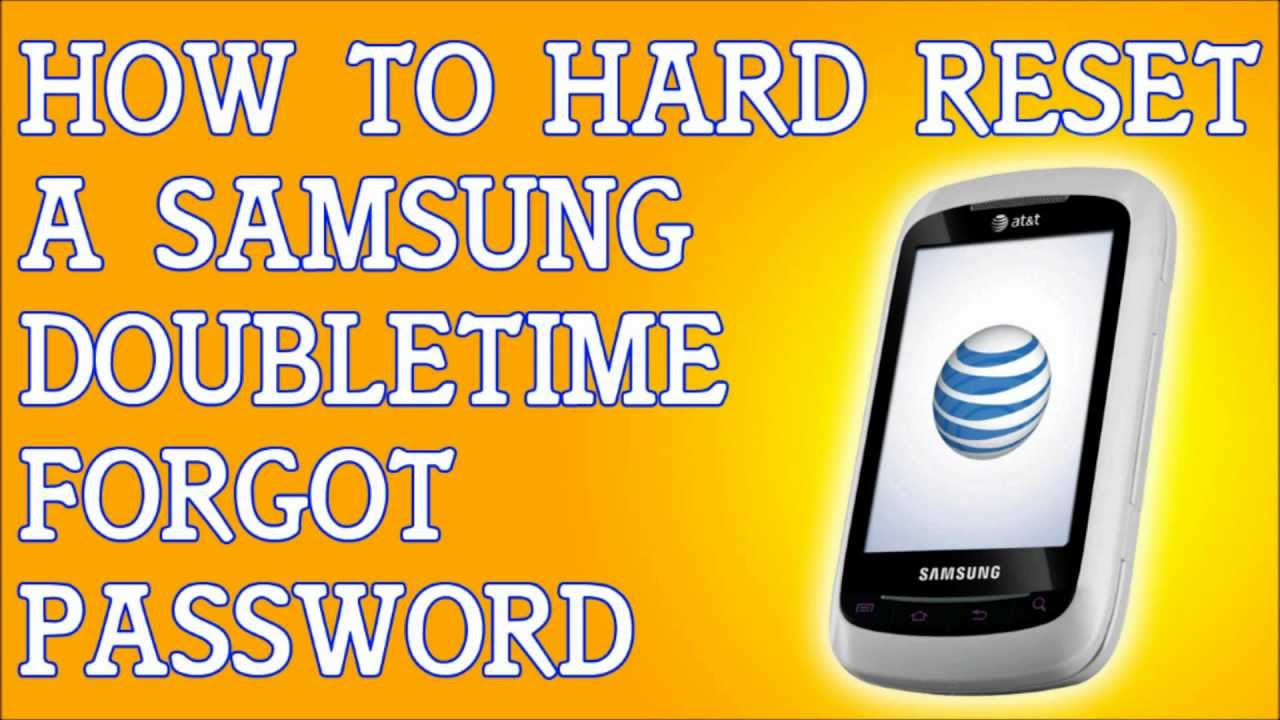 how to reset a locked samsung phone